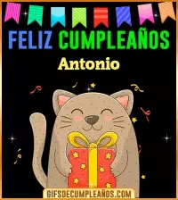 GIF Feliz Cumpleaños Antonio